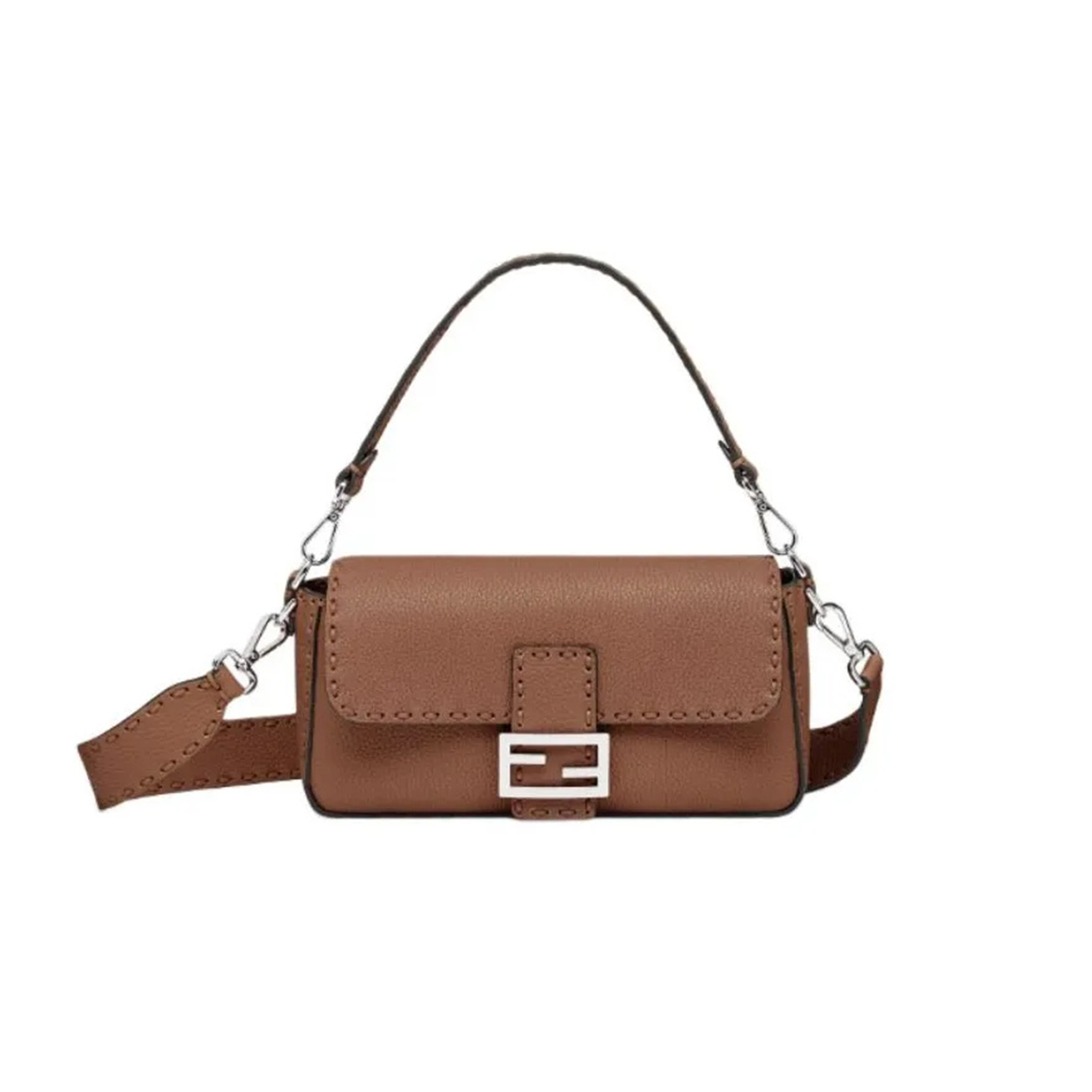 FENDI BAGUETTE FF MEDIUM BAG 8BR600ARBBF1NPG (27*15*6cm)